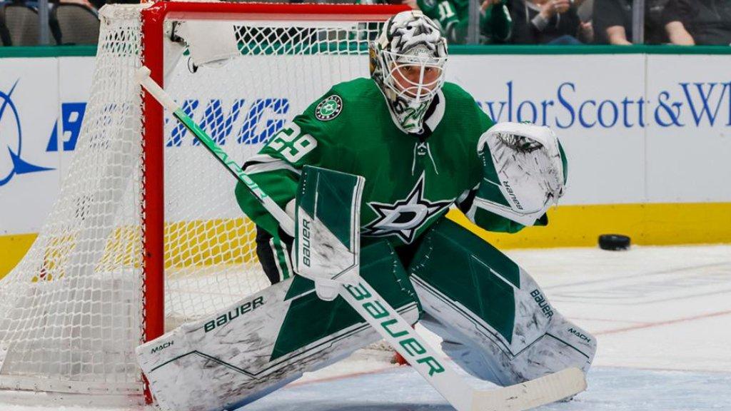 The Stars have relied on Oettinger in net all season long