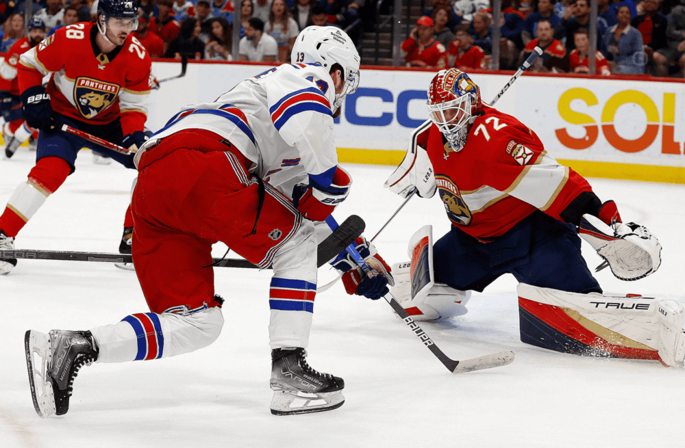 The Rangers and Panthers face off in Game 3 of the Eastern Conference Finals tonight