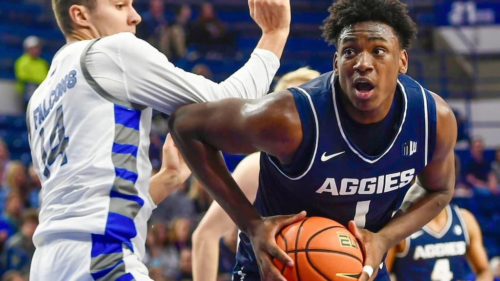 Great Osobor Utah State basketball