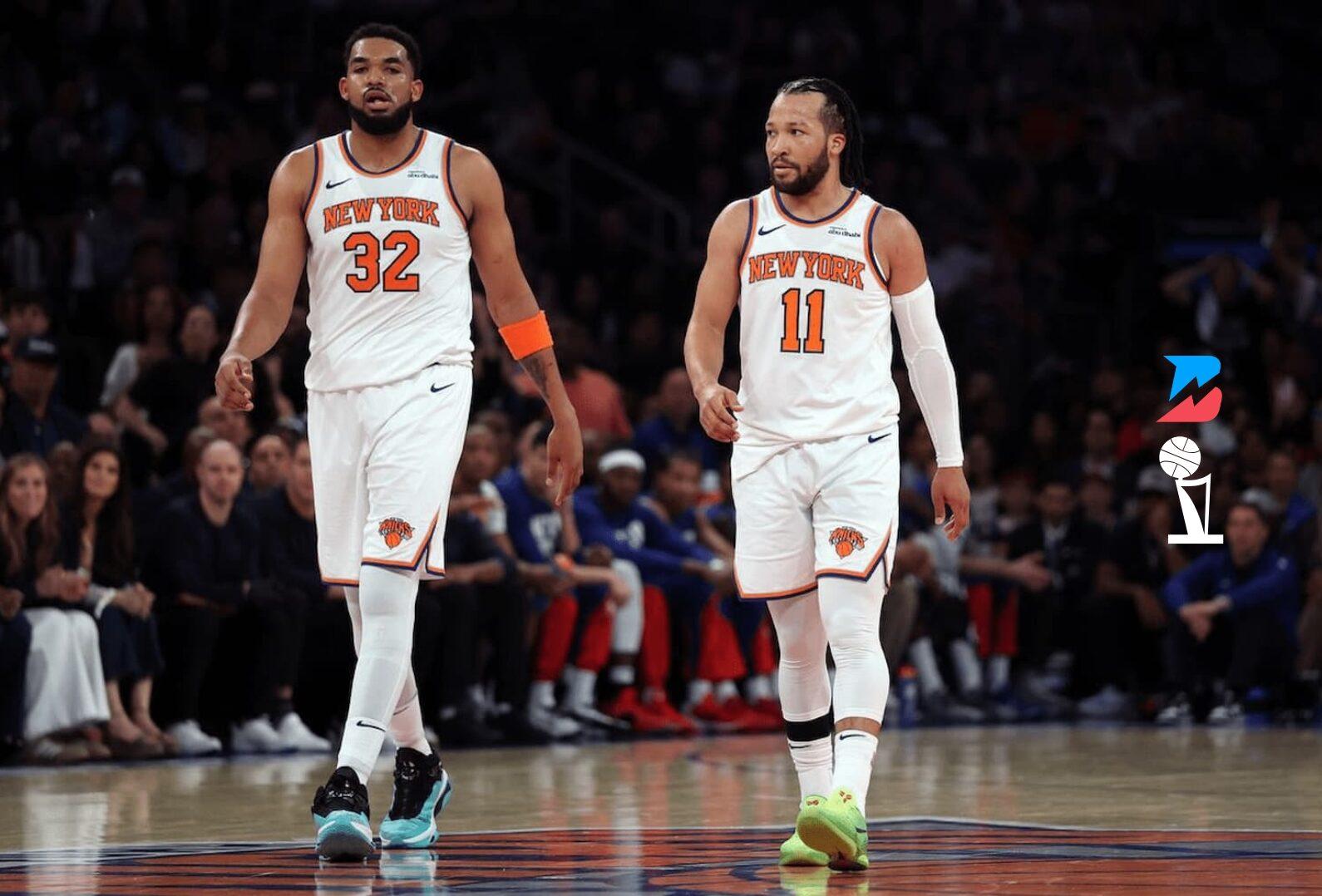 Jalen Brunson and Karl-Anthony Towns