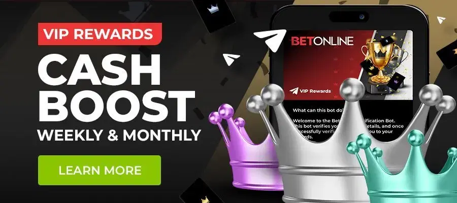BetOnline VIP Rewards Offers Real Cash, No Rollovers