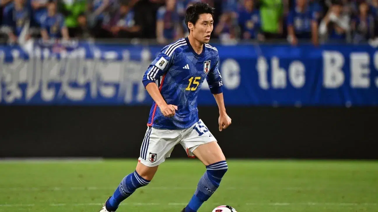 Daichi Kamada scored just four minutes into Japan's match against Tunisia - Japan Sweden Picks