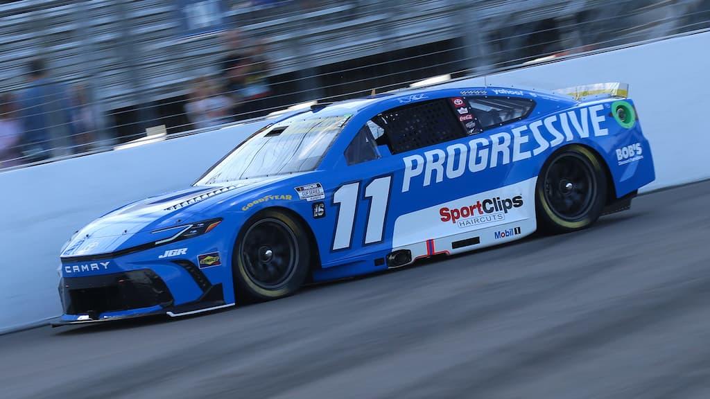 Enjoy Illinois 300 polesitter Denny Hamlin and his No. 11 car - 2025 NASCAR Cup Series Enjoy Illinois 300 Predictions & Picks