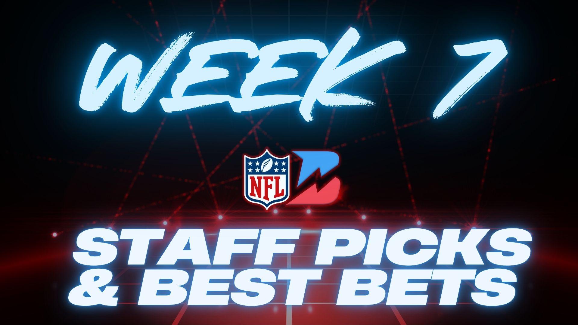 NFL Week 7 Staff Picks: Best Bets & Props from our NFL Experts