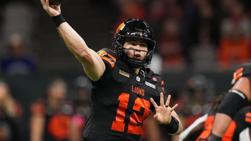 BC Lions quarterback Nathan Rourke - BC Lions vs. Saskatchewan Roughriders CFL Week 21 Prediction & Picks (10/25/2025)