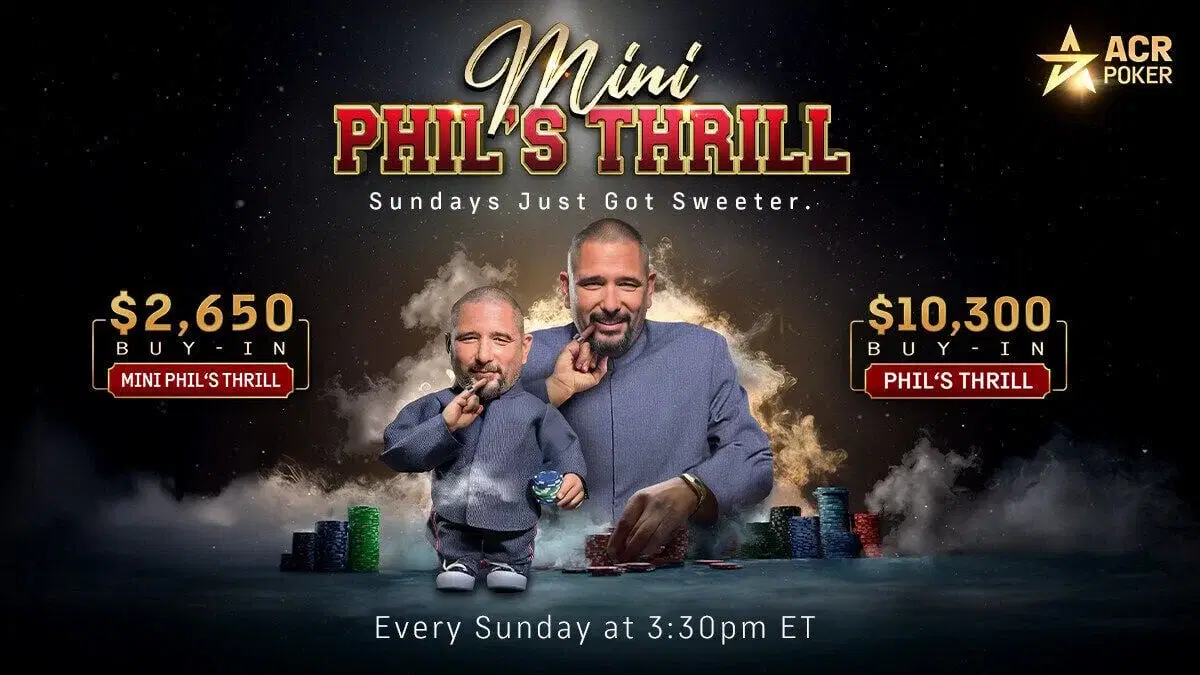 ACR Poker Launches Mini Phil’s Thrill Tournament