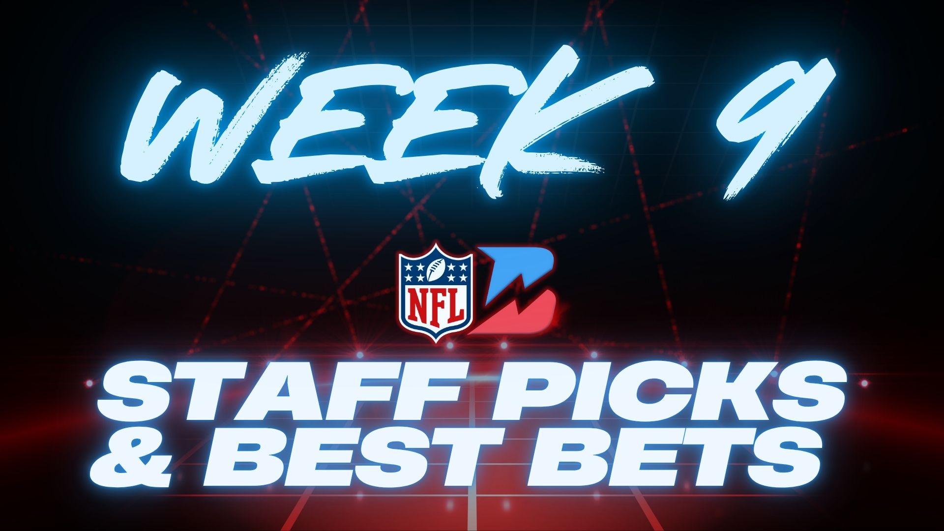 NFL Week 9 Staff Picks: Best Bets & Props from our NFL Staff