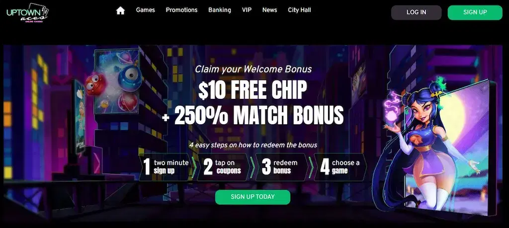 Uptown Aces Homepage Nov 2025