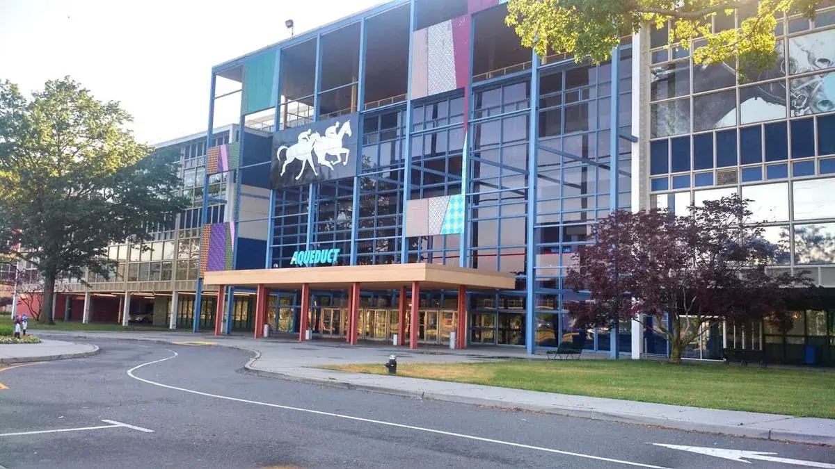 Entrance of a horse track
