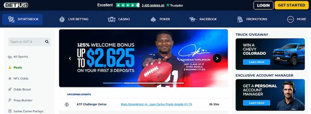 BetUS Sportsbook FI Jan 2026