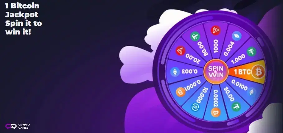 Daily Crypto Wheel Spin at Crypto-Games.io Explained