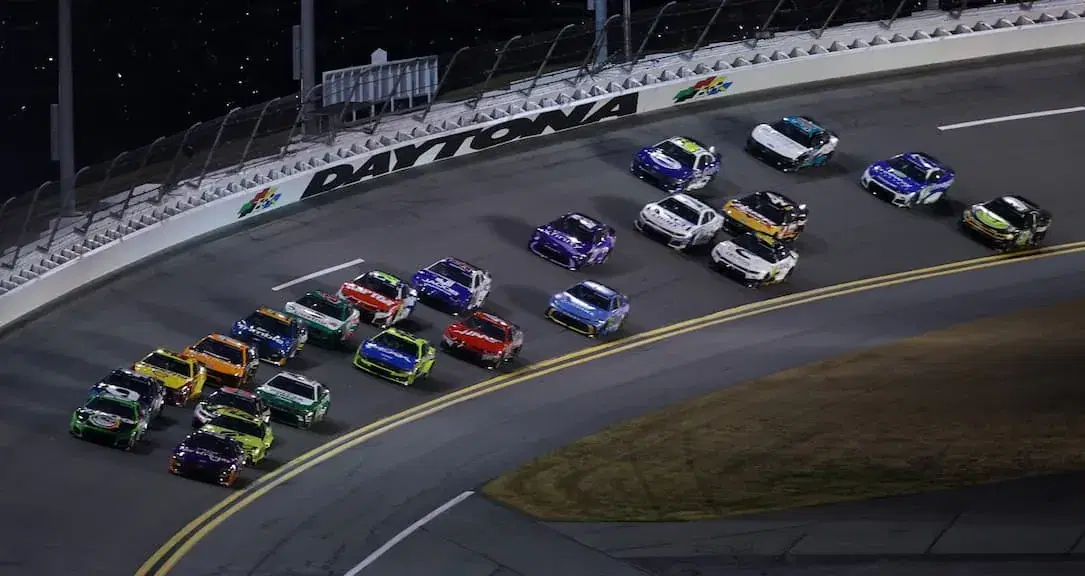 Daytona International Speedway, the site of the 2026 Daytona 500 - 2026 Daytona 500 Predictions & Picks cover