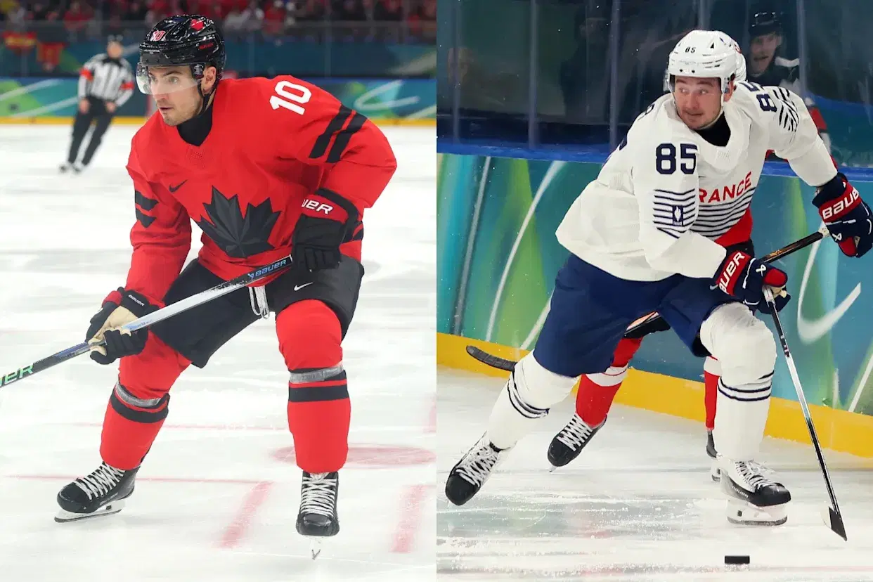 Nick Suzuki and Alexandre Texier