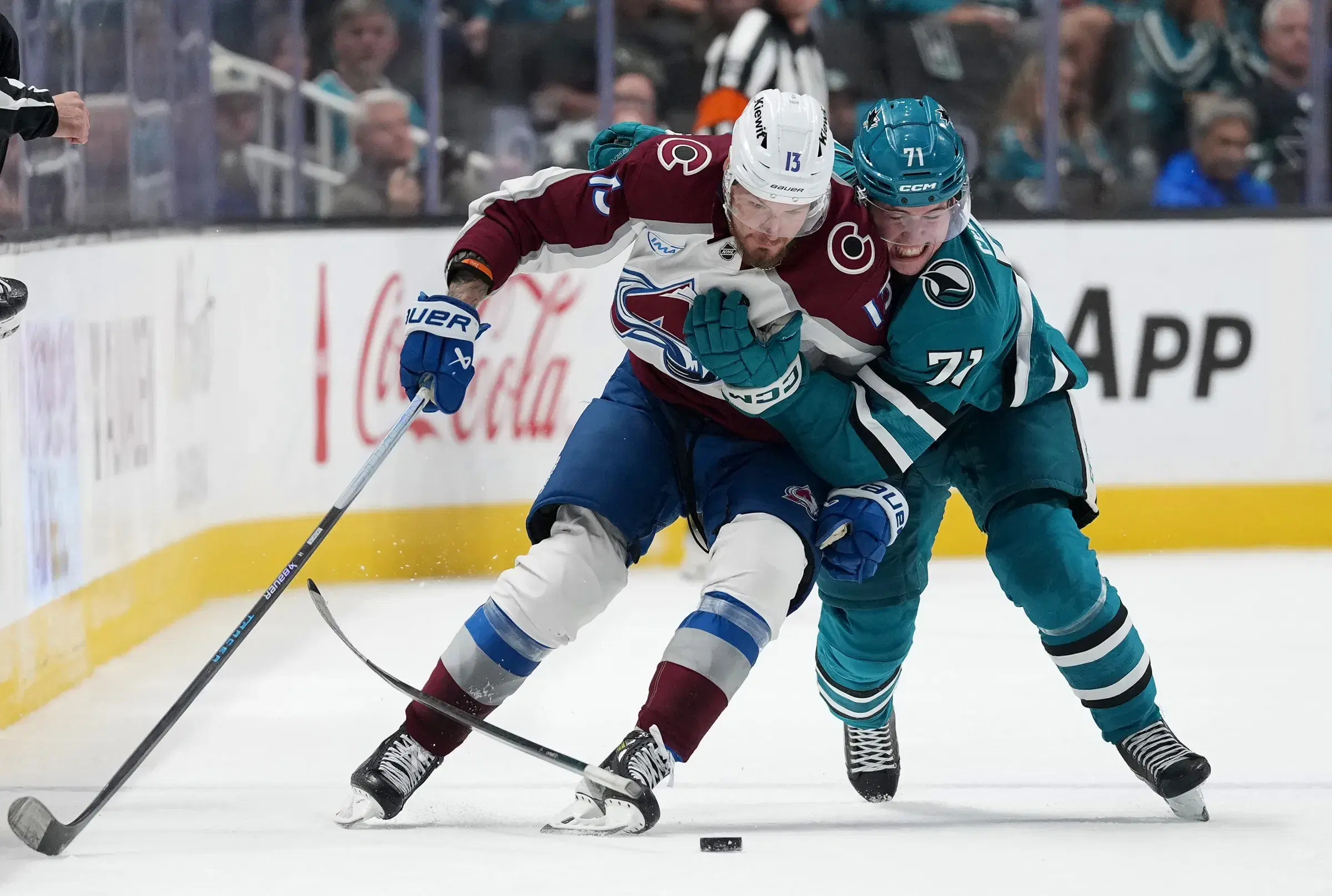 Valeri Nichushkin and Macklin Celebrini