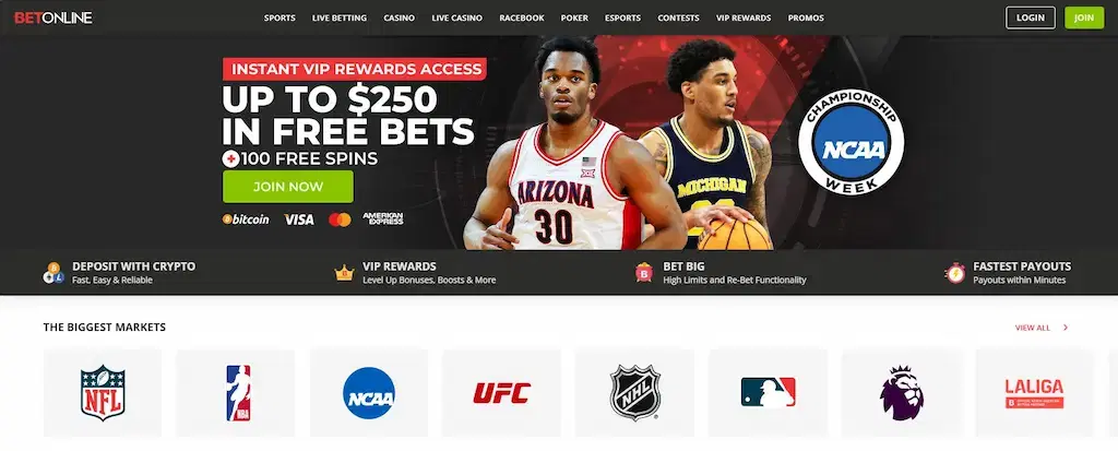 BetOnline Sportsbook FI Mar 2026