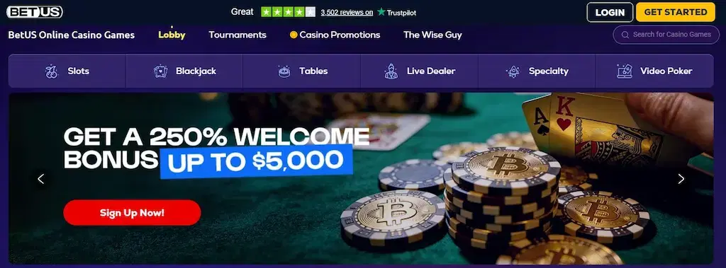 BetUS Casino FI Mar 2026