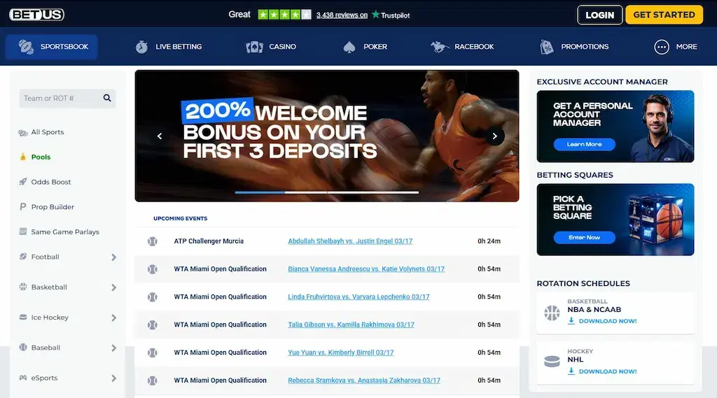 BetUS Sportsbook FI Mar 2026