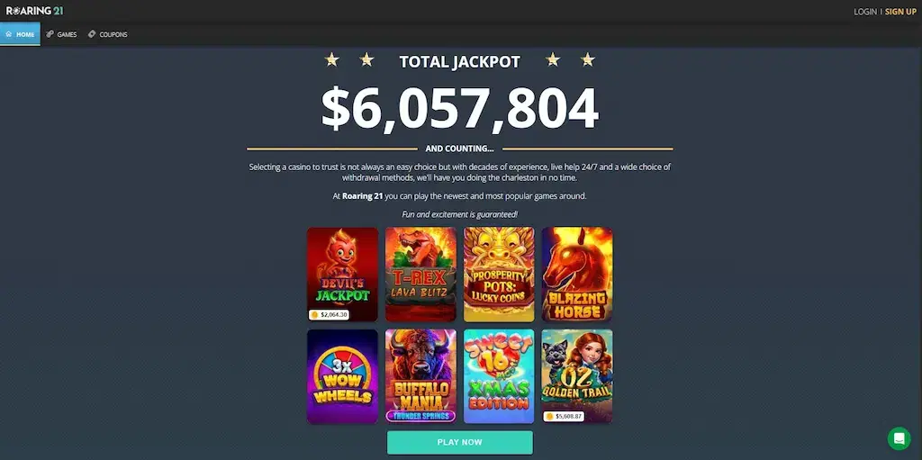 Roaring 21 Casino FI Mar 2026