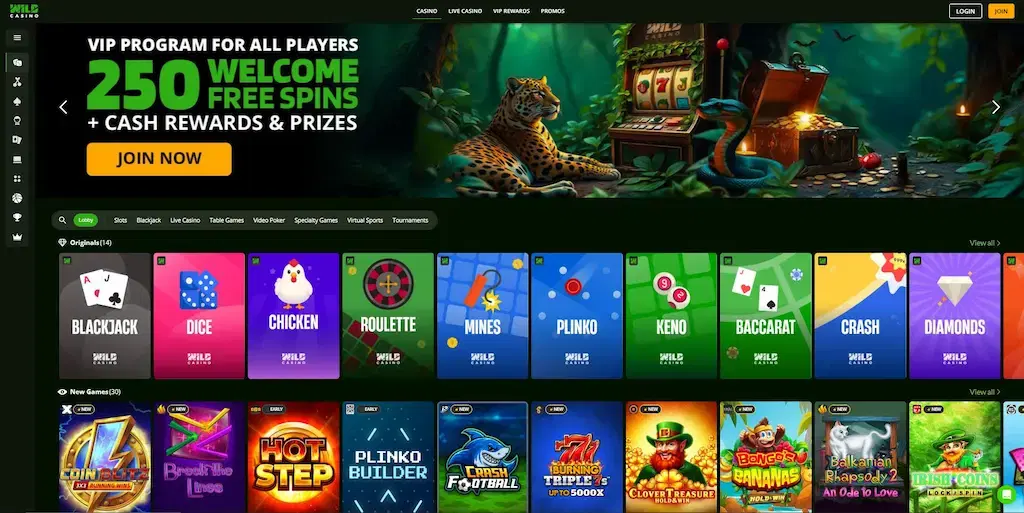 Wild Casino FI Mar 2026