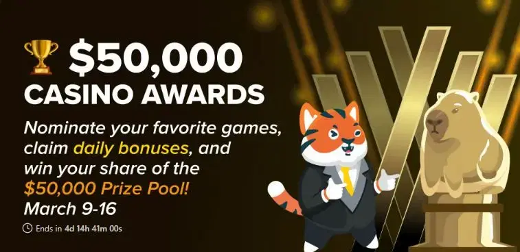 Wild.io Casino Launches $50K Casino Awards Promo