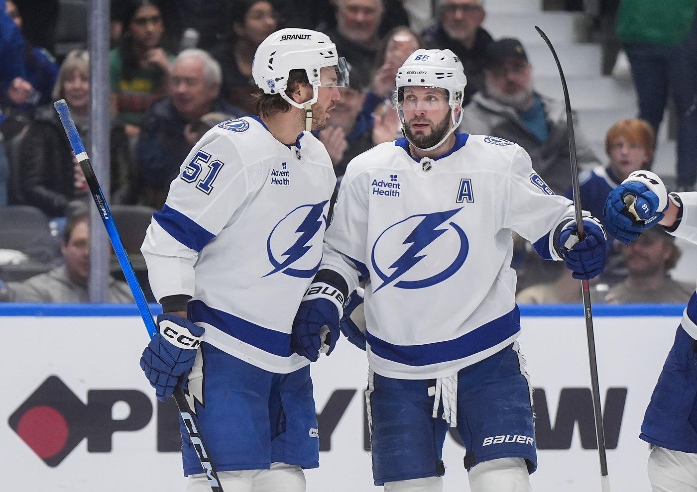 Charlie-Edouard D'Astous and Nikita Kucherov