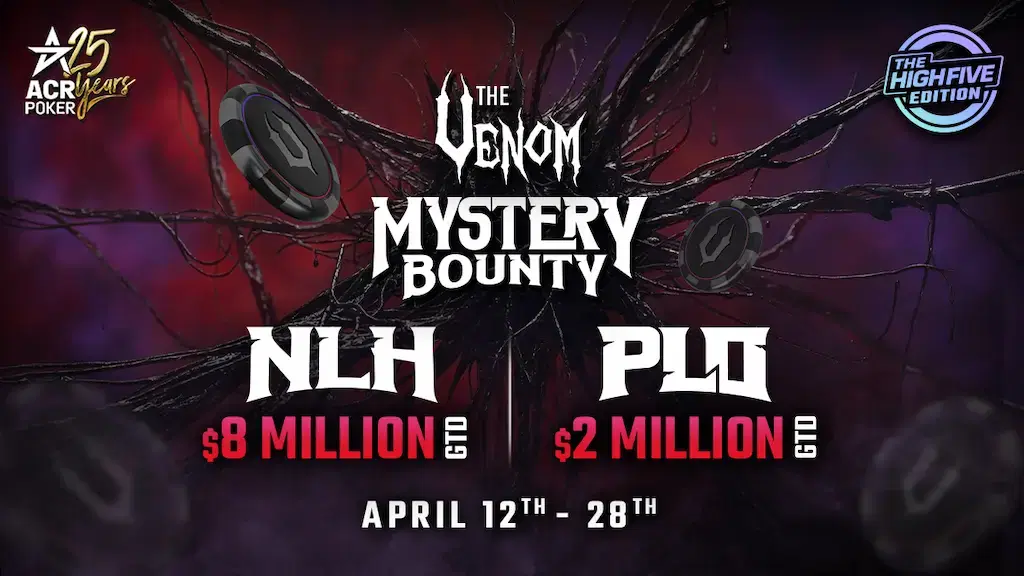 ACR Poker Venom 2026: Huge Bounties & Venom Fever Satellites