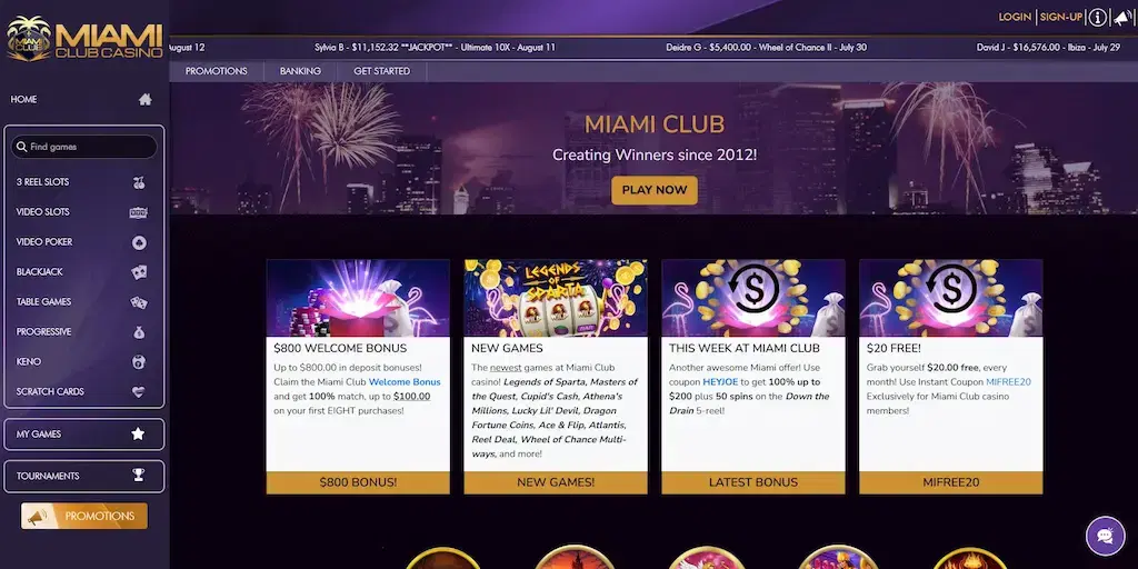 Miami Club Casino FI Apr 2026