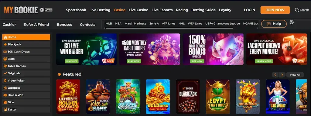 MyBookie Casino FI Apr 2026