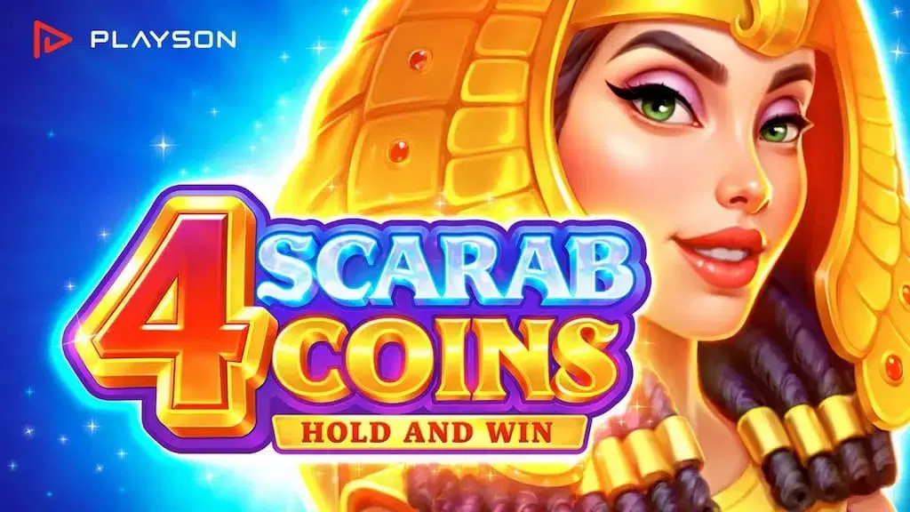 Playson's 4 Scarab Coins: Hold and Win Now Live at Bitz.io