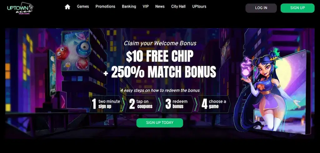 Uptown Aces Casino FI Apr 2026