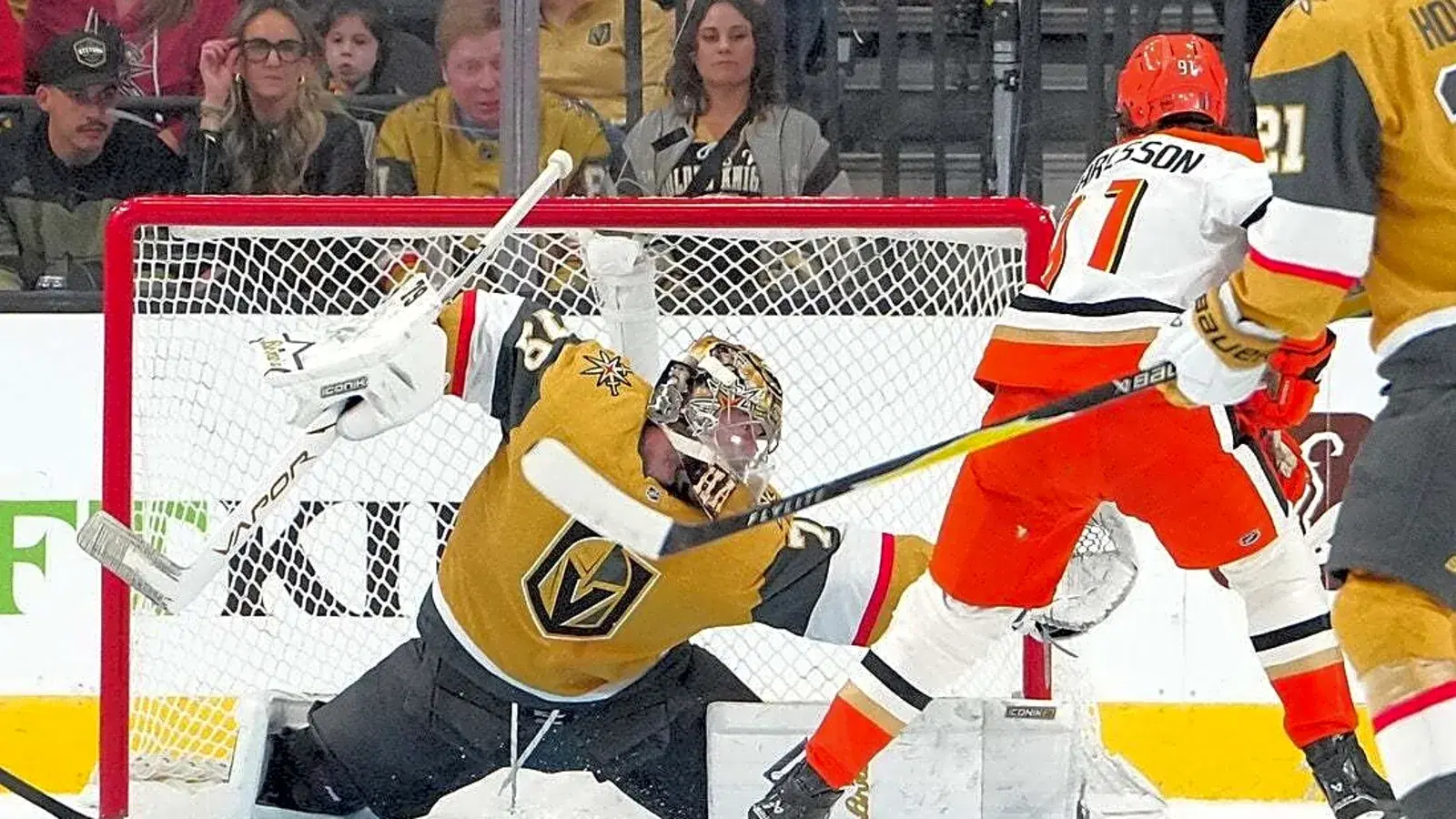 Leo Carlsson and Carter Hart