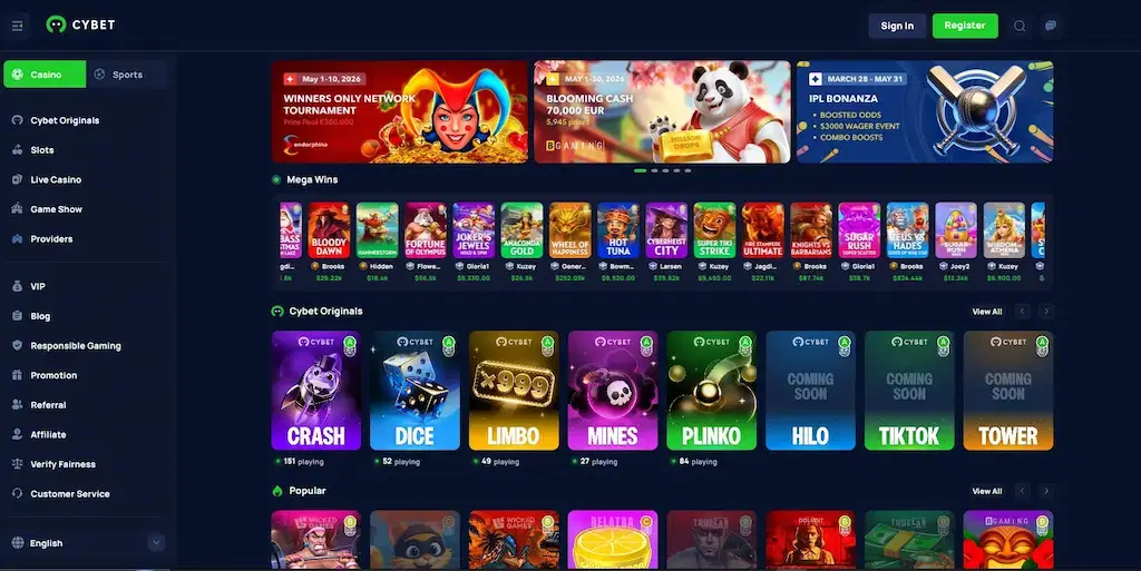 Cybet Casino FI May 2026