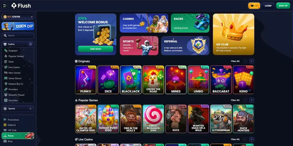 Flush Casino FI May 2026