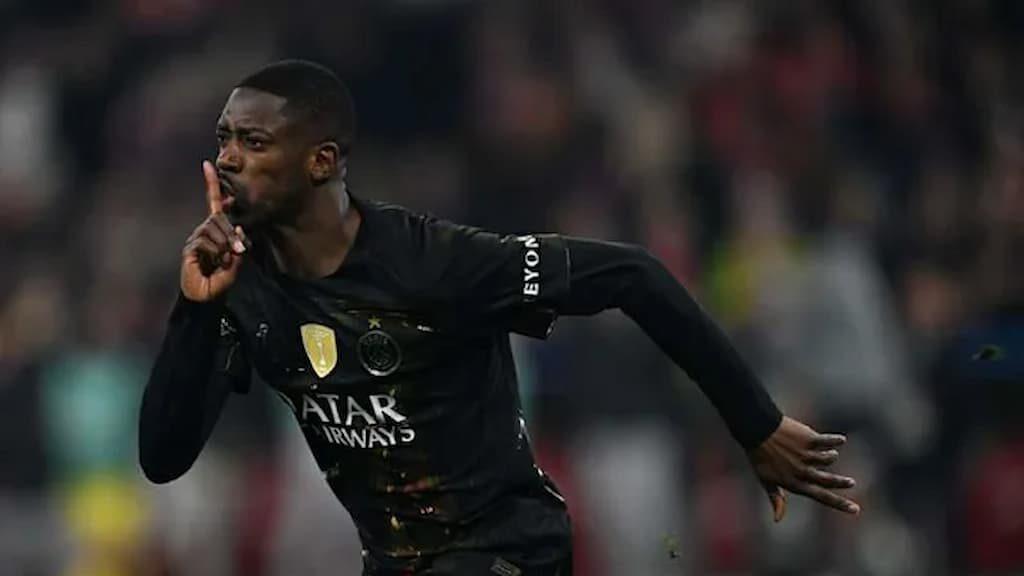 UEFA Champions League Betting Guide cover (PSG star Ousmane Dembele)