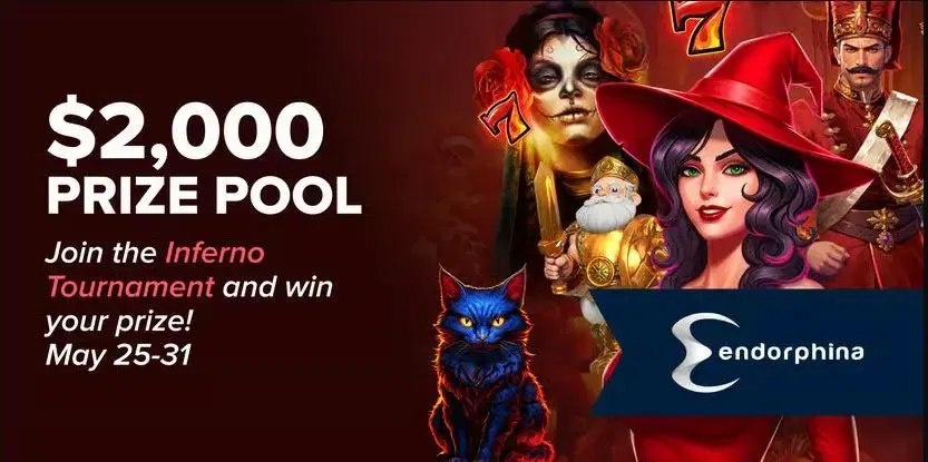 Wild.io Turns Up the Heat with Endorphina Inferno Tournament