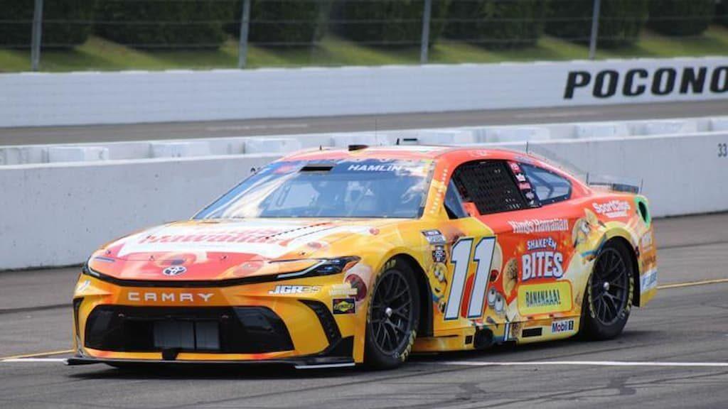 2026 NASCAR Cup Series The Great American Getaway 400 at Pocono Predictions & Picks cover (the No. 11 Joe Gibbs Racing Toyota of polesitter and race favorite Denny Hamlin)