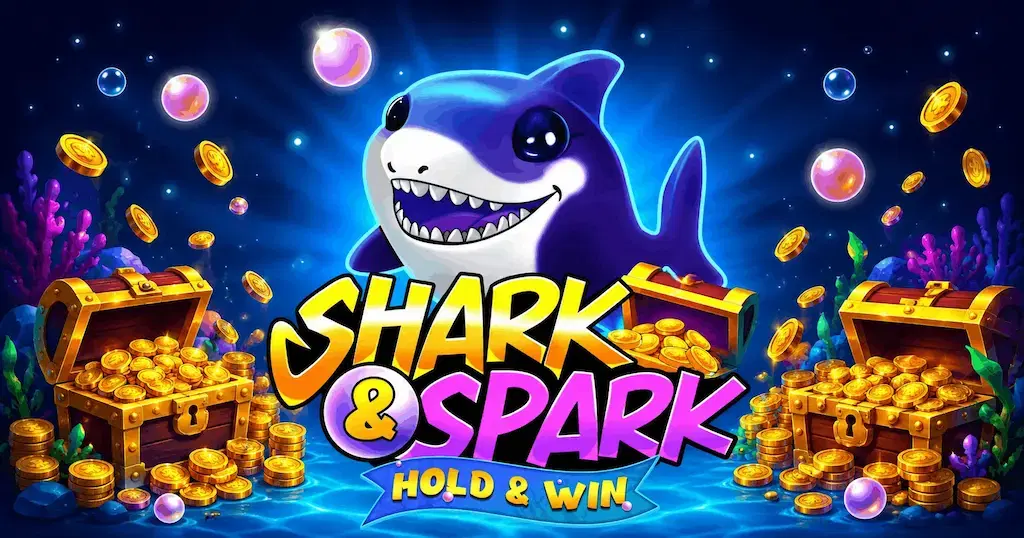 Shark & Spark Hold & Win Slot Game Now Live at mBitcasino