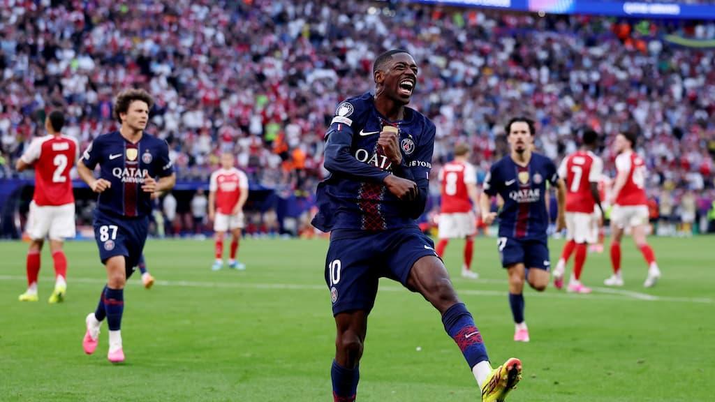 Soccer Betting Guide cover (PSG star Ousmane Dembele)