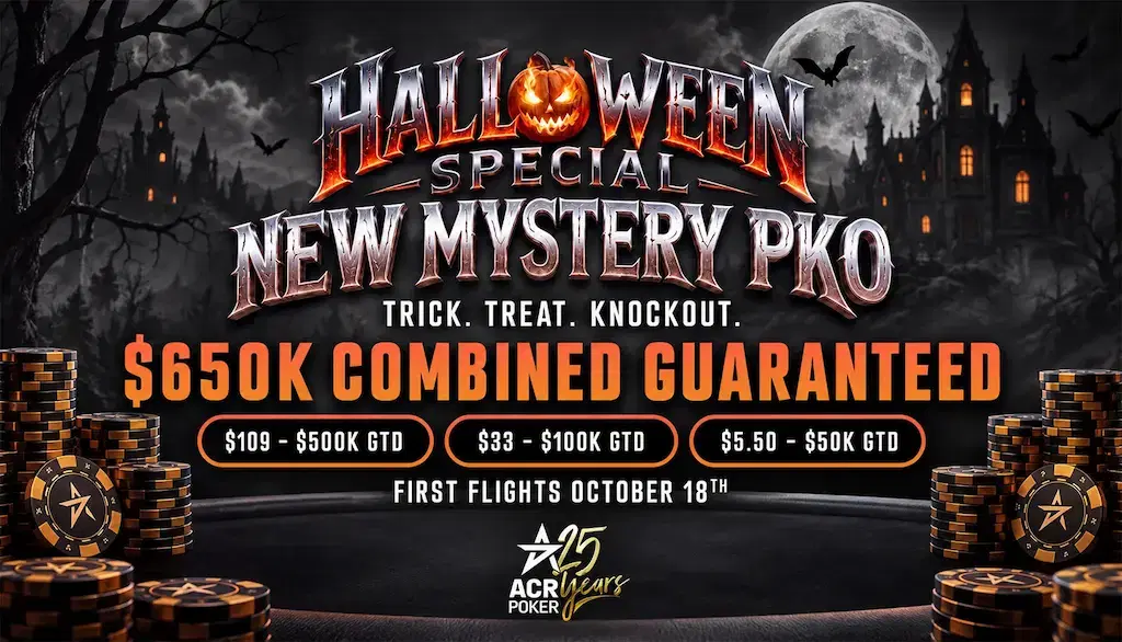 ACR Poker’s Halloween Special Offers $650K in Guarantees