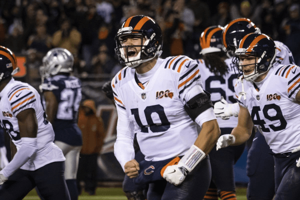 Trubisky Dominates; Bears Stay Alive With Win Over Cowboys