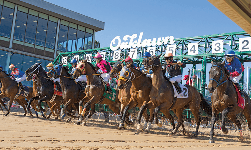 In 2022 Oaklawn Park will host 4 Kentucky Derby Prep Races over its dirt oval.
