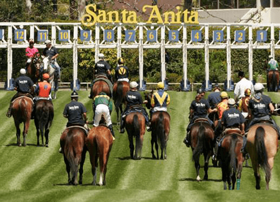 Santa Anita Stakes Preview: San Luis Rey Down Hill Saturday (5/13) cover