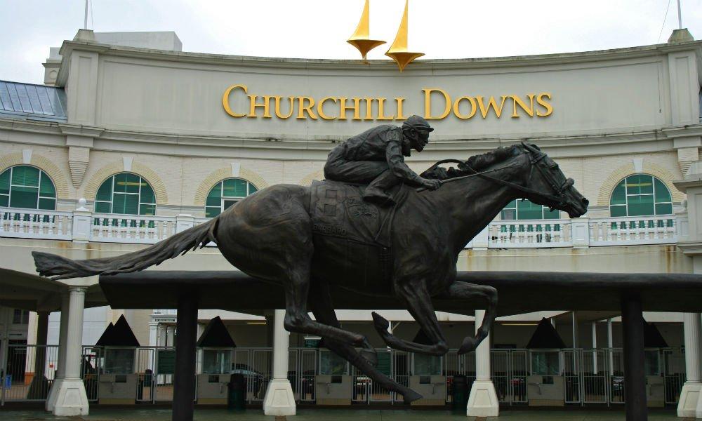 Entrance of Churchill Downs Racetrack