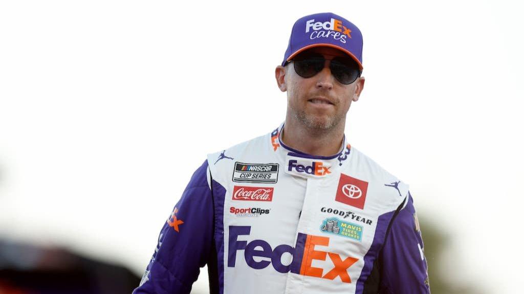 Denny Hamlin NASCAR Cup Series Cook Out Southern 500 2023 odds predictions picks cover