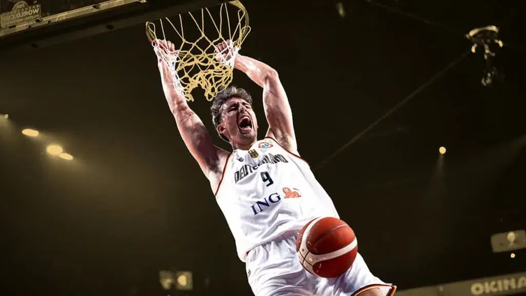 Franz Wagner dunk Germany vs Latvia FIBA Basketball World Cup prediction picks odds cover
