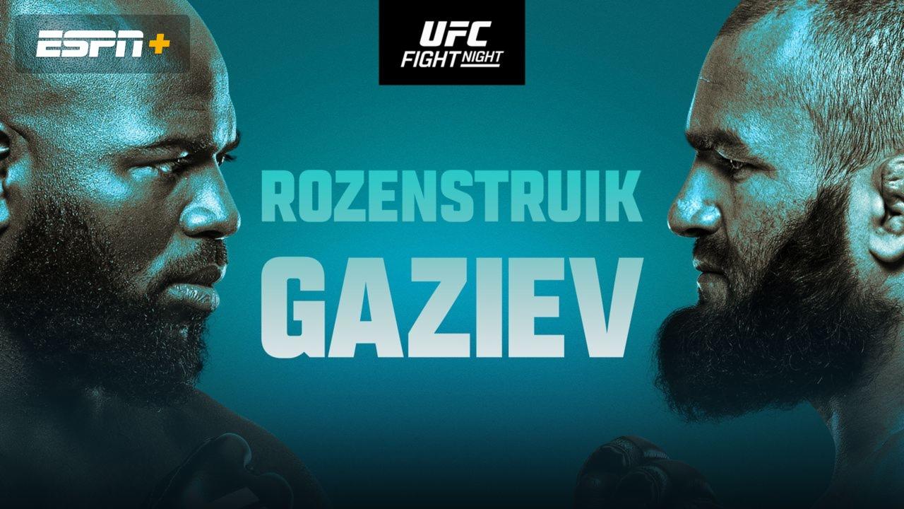 UFC Vegas 87: Rozenstruik vs. Gaziev Card, Odds, Start Time, Betting Trends, & How to Watch