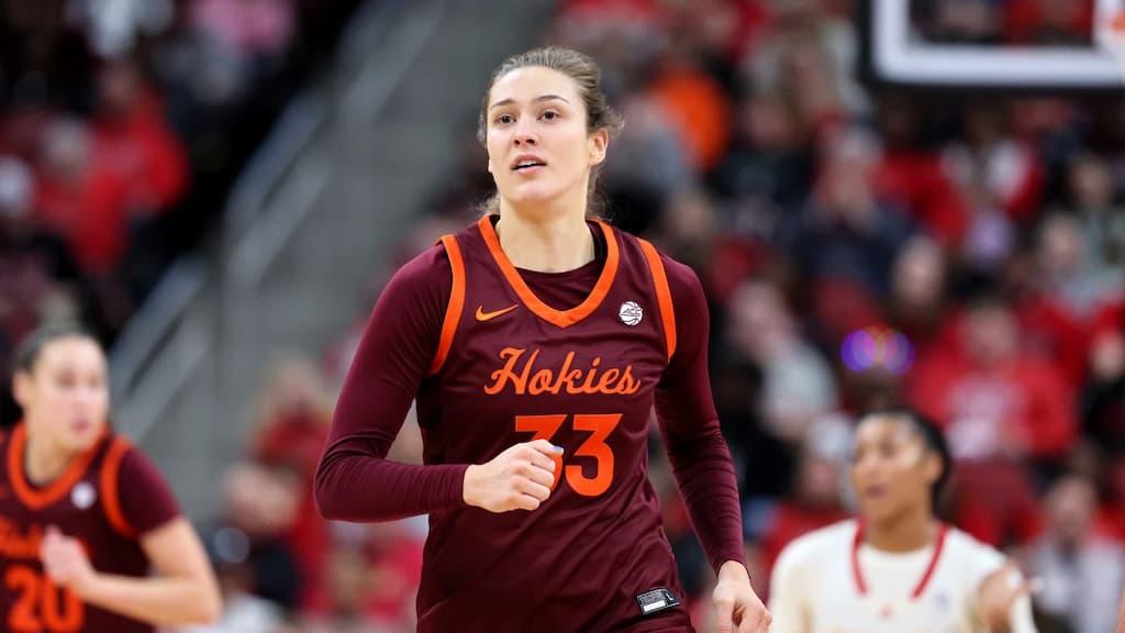 Virginia Tech vs Notre Dame women's basketball odds predictions & picks 2/29/2024 cover Elizabeth Kitley