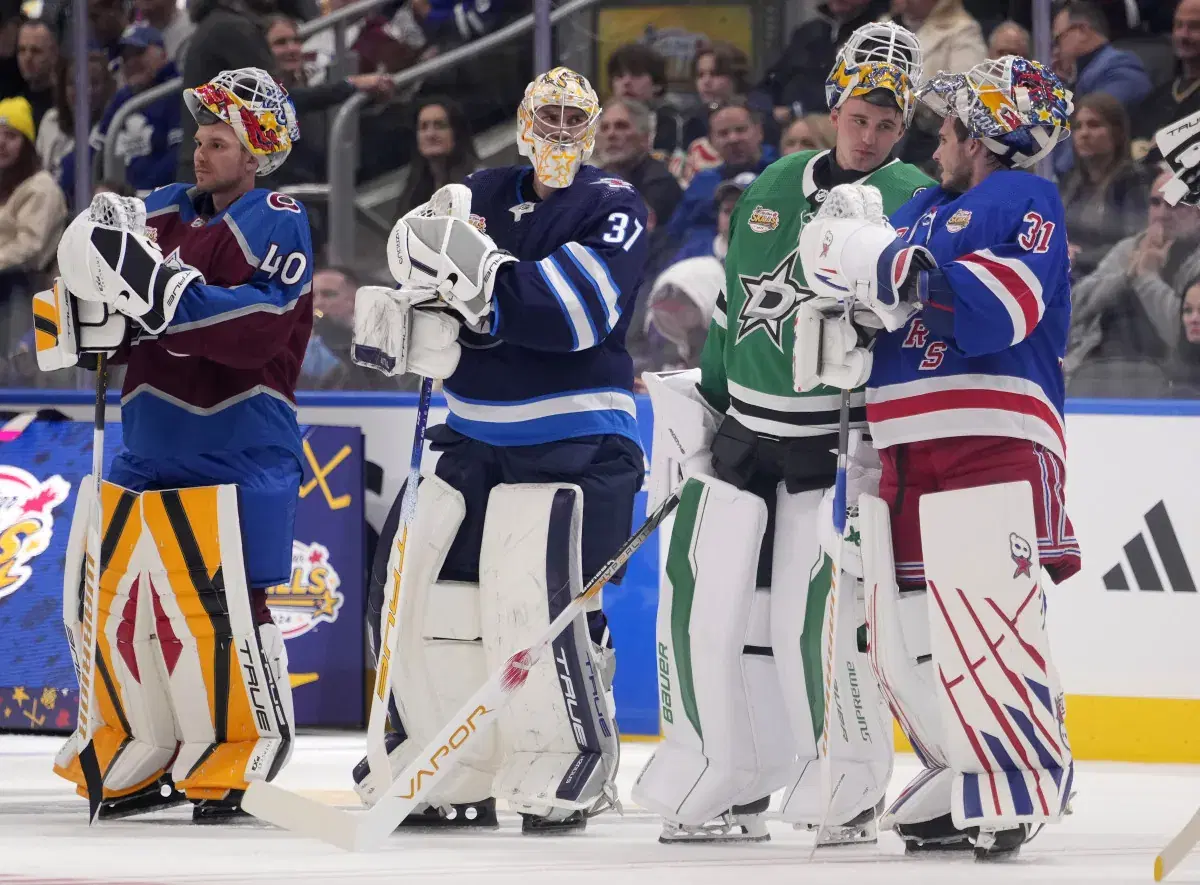 Georgiev, Hellebuyck, Oettinger, Shesterkin