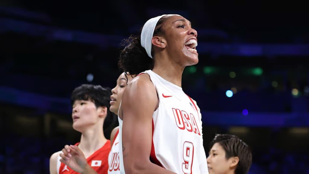 Belgium vs USA Olympic Women's Basketball Prediction & Picks cover A'ja Wilson