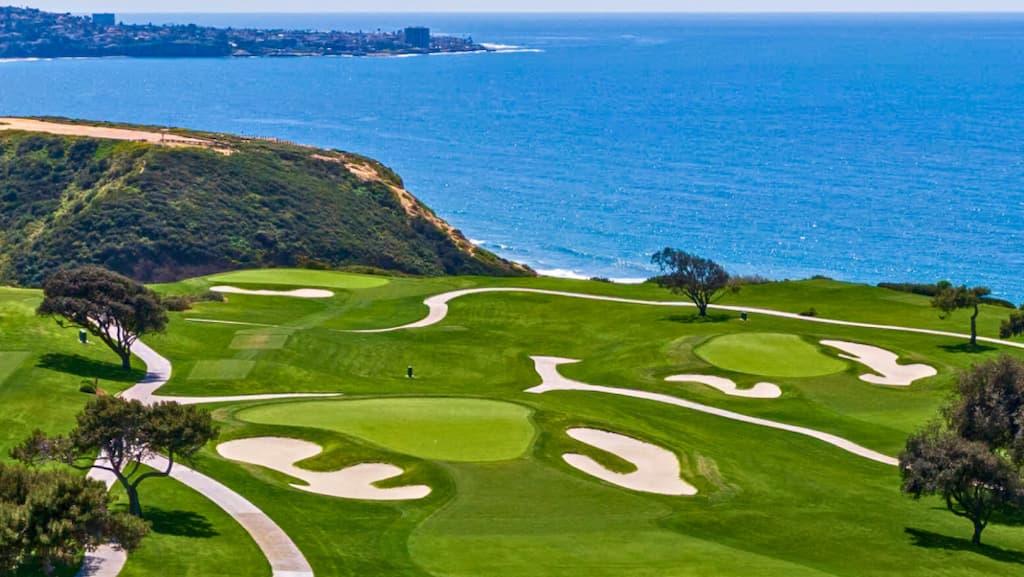 A shot of Torrey Pines Golf Course, the site of the 2025 Genesis Invitational, the third signature event of the 2025 PGA Tour season